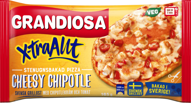 Pizza X-Tra Allt Cheesy Chipotle Fryst
