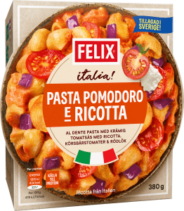 Pasta Pomodoro & Ricotta Fryst