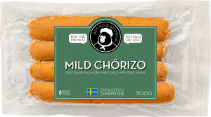 Chörizo mild seitan vegansk