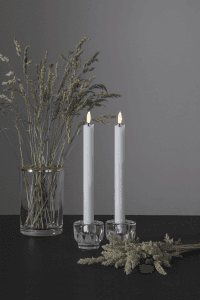 Antikljus Vita LED Flamme