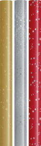 Julpapper Metallic 1,5x0,7m