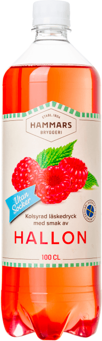Läsk Hammars Hallon utan Socker