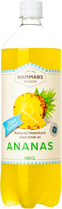 Läsk Hammars Ananas utan Socker