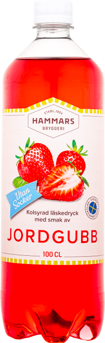 Läsk Hammars Jordgubb utan Socker