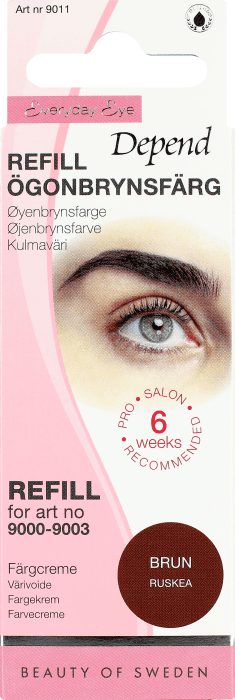 Ögonbrynsfärg Refill Brun