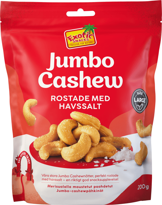 Cashewnötter Jumbo Rostade
