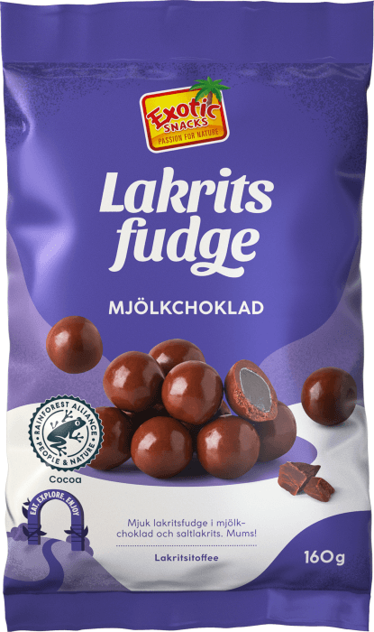 Lakritsfudge Mjölkchoklad