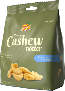Cashewnötter Sourcream & onion