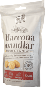 Marconamandlar Rostade med havssalt