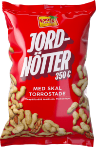 Jordnötter med skal Rostade