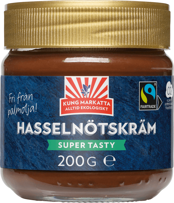 Hasselnötscreme Ekologisk