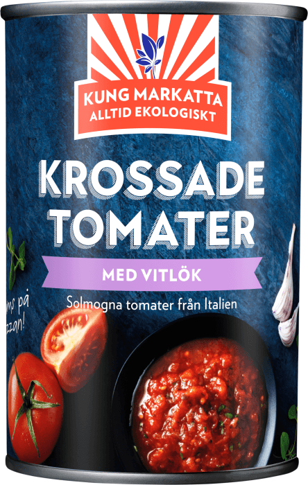 Krossade tomater Vitlök