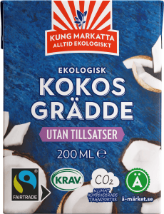 Kokosgrädde KRAV/Fairtrade