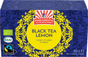 Svart Te Lemon EKO/KRAV