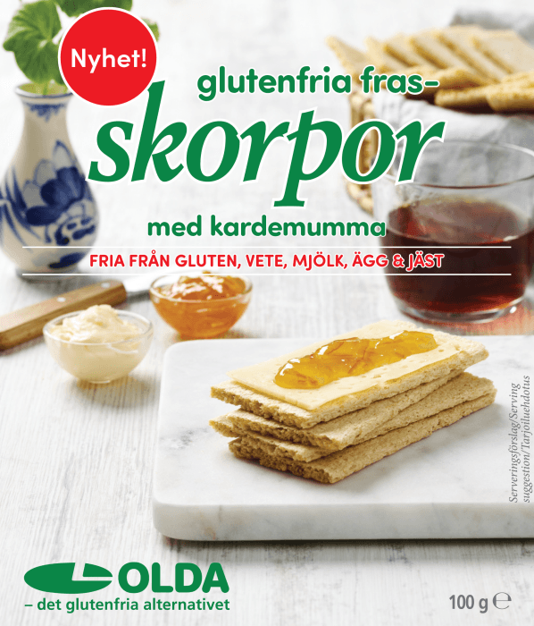 Frasskorpor med Kardemumma Glutenfria