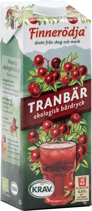 Tranbärsdryck Ekologisk