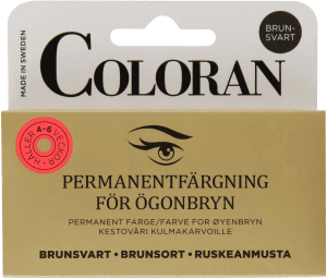 Ögonbrynsfärg Brunsvart