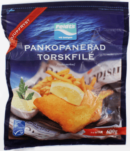 Torskfilé Pankopanerad Fryst MSC