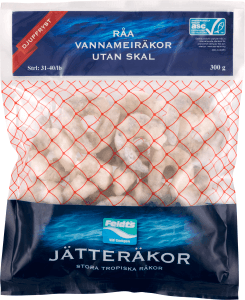 Vannameiräka Rå Utan Skal 31/40 ASC Fryst