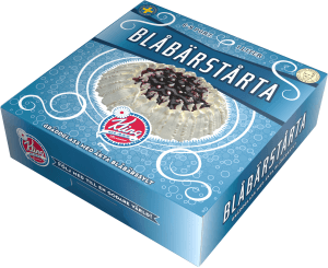 Glasstårta Blåbär
