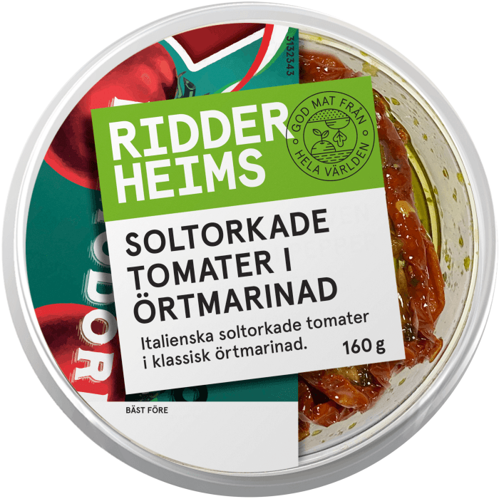 Soltorkade Tomater i Örtmarinad