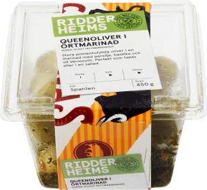 Queenoliver i Örtmarinerad