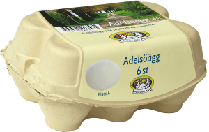 Adelsöägg M frigående 6-pack