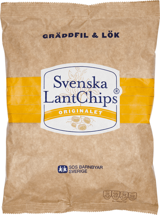 Chips Gräddfil & Lök