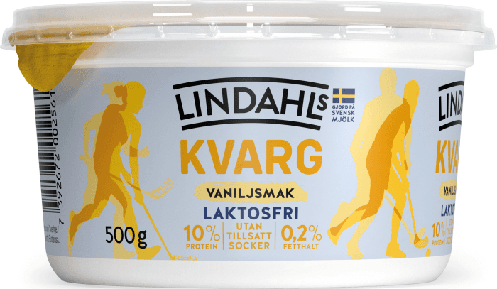 Kvarg Vanilj 0,2% Laktosfri Utan Tillsatt Socker