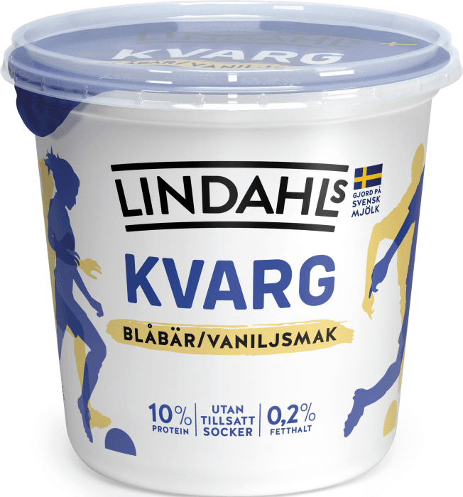 Kvarg Blåbär & Vaniljsmak 0,2%