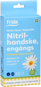 Engångshandske Nitril L