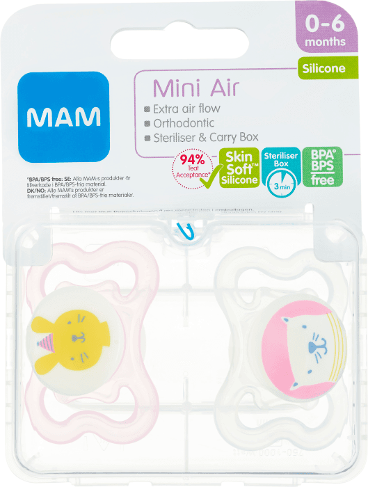 Napp Mini Air 0-6 mån Silicon