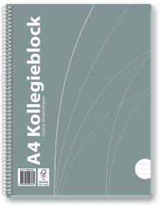 Kollegieblock A4 erat Fsc