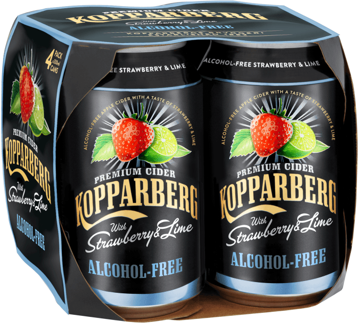 Cider Jordgubb & Lime Alkoholfri