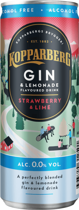 Gin & Lemonade Jordgubb/Lime