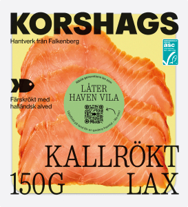 Kallrökt Lax Uppfödd på Land ASC