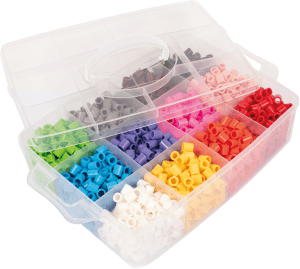 Rörpärlor XL i förvaringsbox