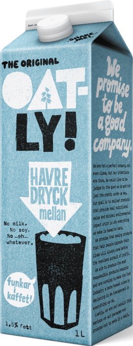 Havredryck Mellan Färsk 1,5%