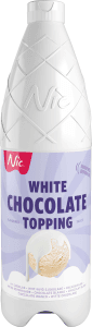 Topping Vit Choklad