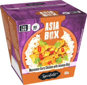 Asia Box Massaman Curry Kyckling med Jasminris Fryst