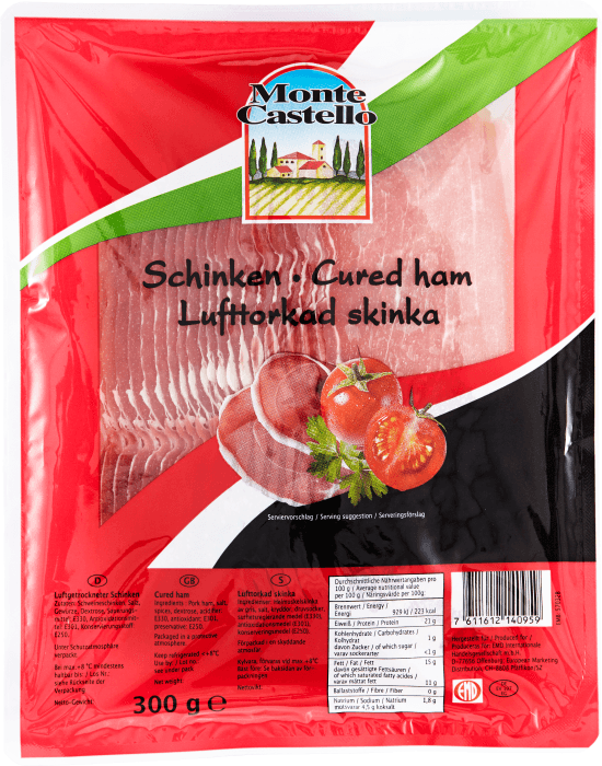 Skinka Lufttorkad