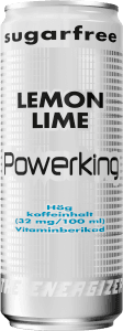 Lemon/lime Sockerfri Energidryck Burk