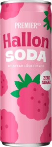 Hallonsoda Zero Läsk,burk