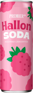 Hallonsoda Läsk,burk