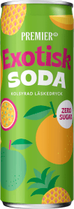 Exotisk Zero Läsk,burk