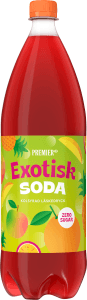 Exotisk Soda Zero Läsk, Pet