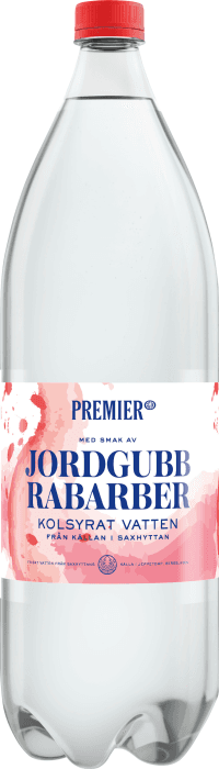 Kolsyrat Vatten Jordgubb & Rabarber