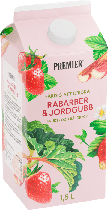 Frukt- Och Bärdryck Rabarber & Jordgubb