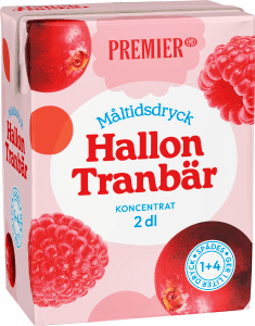 Måltidsdryck Hallon & Tranbär Koncentrat