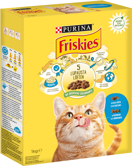 Kattmat Lax & grönsaker